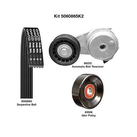 Dayco 01-11 Ford Mazda Fead Kits, 5060865K2 5060865K2